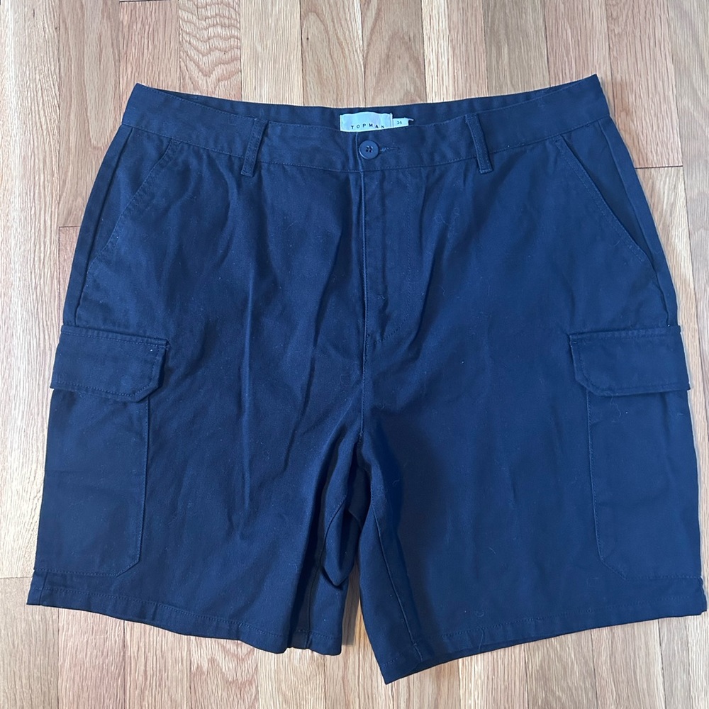 New TopMan Men Shorts Trousers Size 34 Charcoal